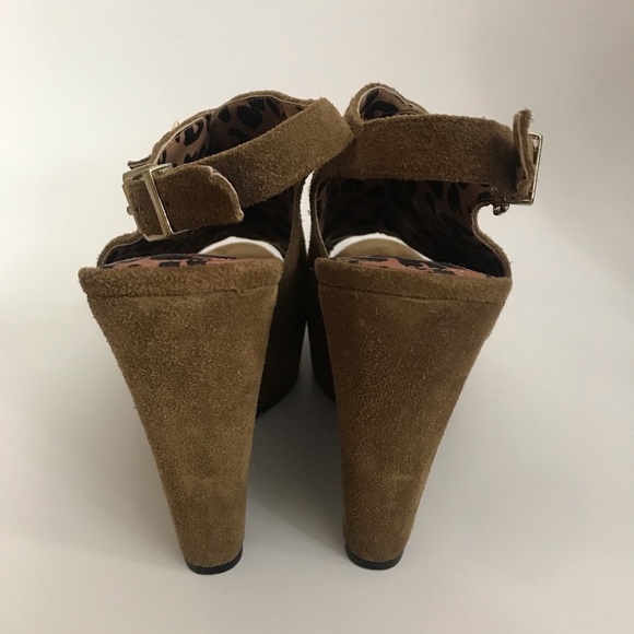Jessica Simpson Brown Wedges - Picture 4 of 10